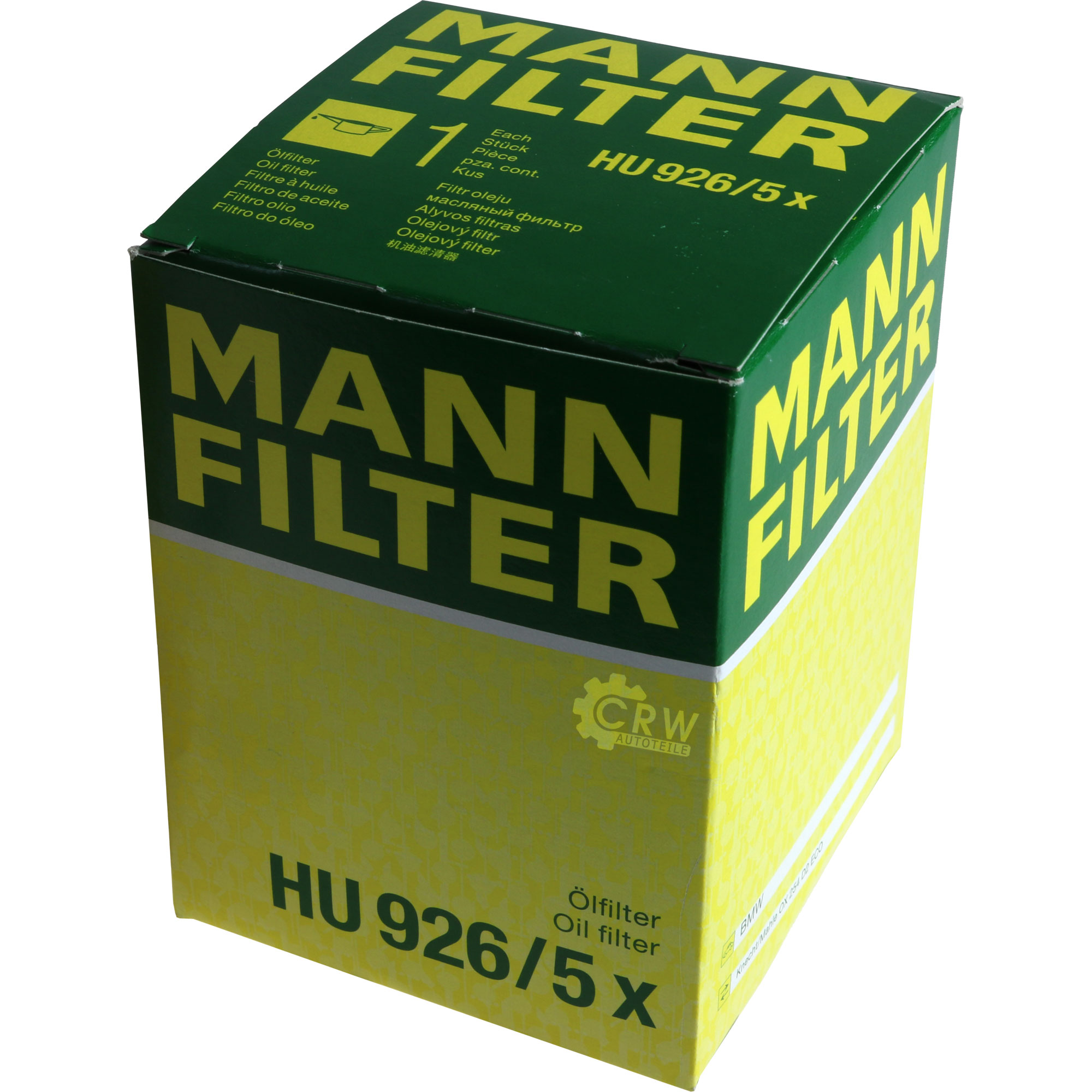 MANN-FILTER Ölfilter HU 926/5 x Oil Filter