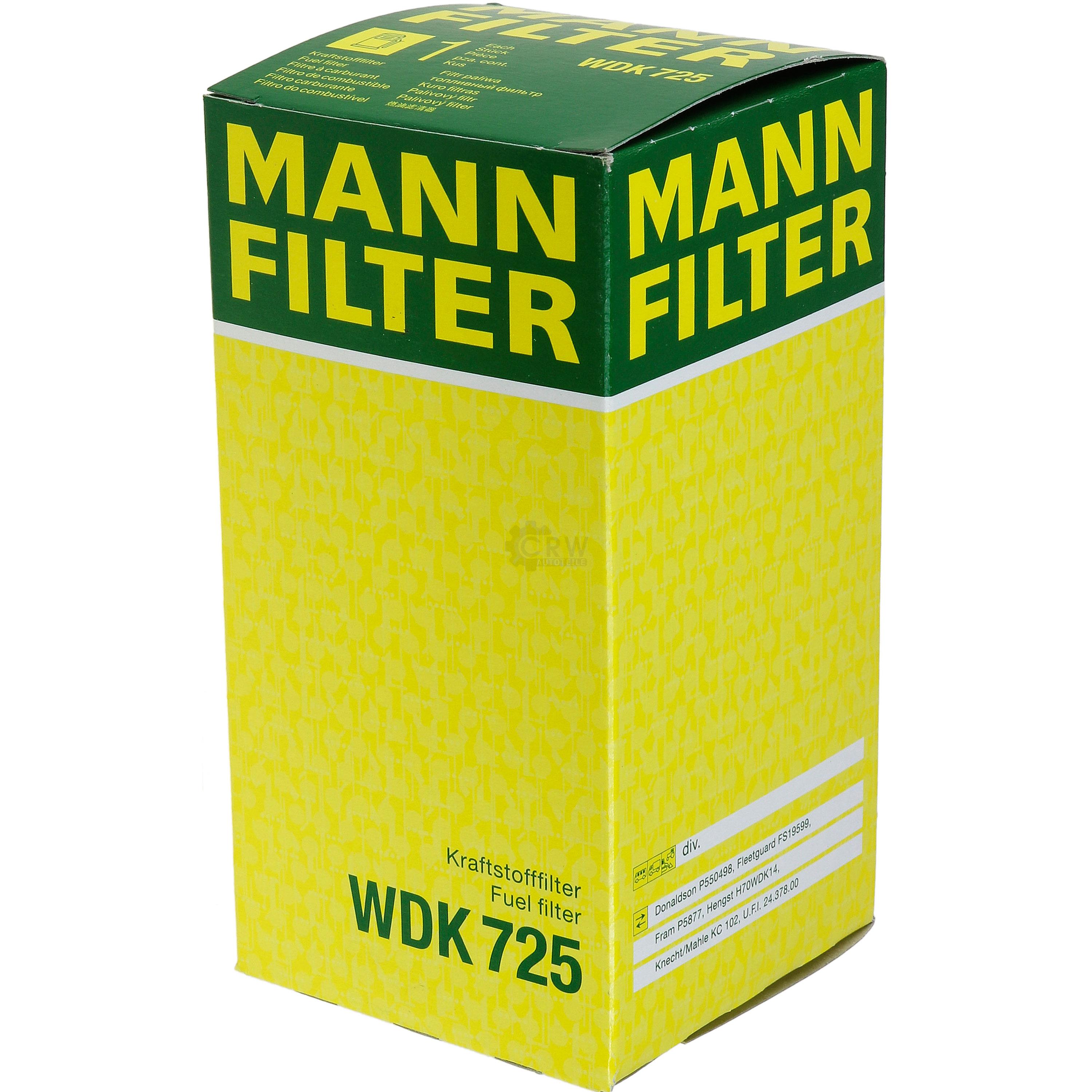 MANN-FILTER Kraftstofffilter WDK 725 Fuel Filter