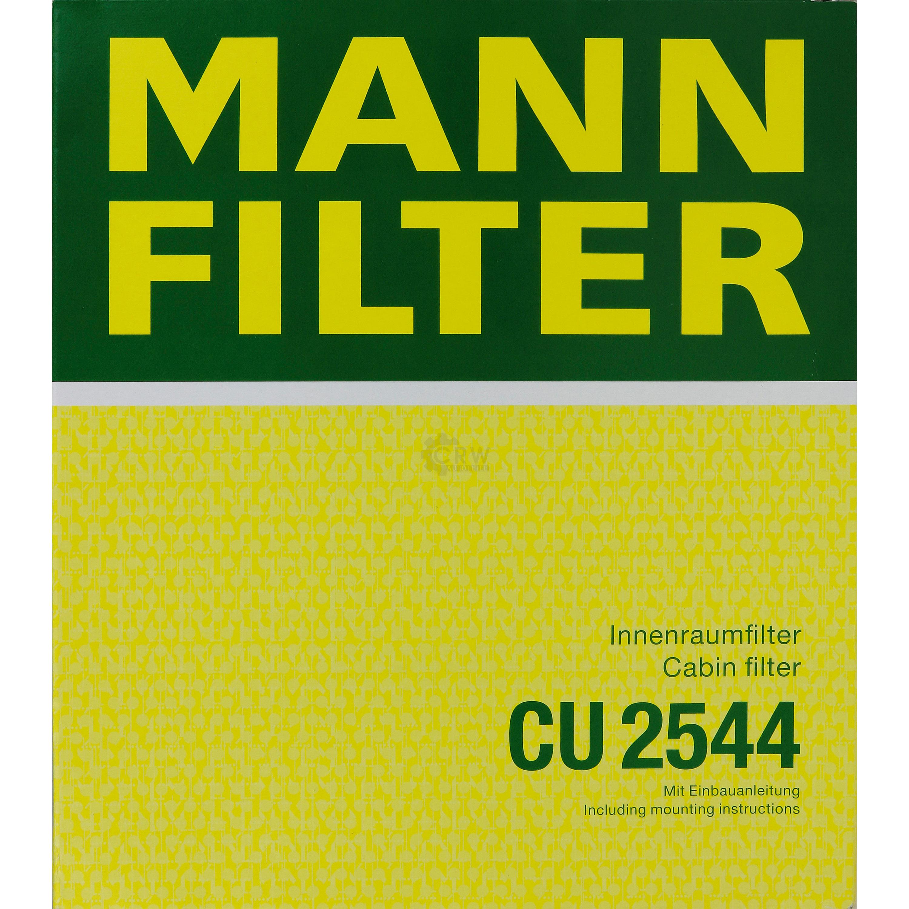 MANN-FILTER Innenraumfilter Pollenfilter CU 2544