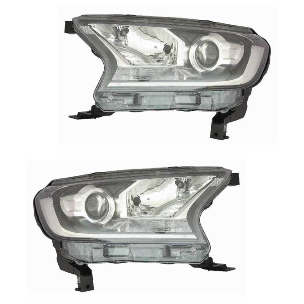 Halogen Scheinwerfer Set links & rechts Hauptscheinwerfer H11 für Ford Ranger