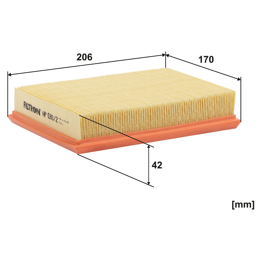 FILTRON AP 080/2 Luftfilter für Peugeot 206 CC 2D 2A/C 2E/K Citroën Xsara N1 N0 N68 N2