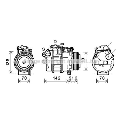 Kompressor Klimaanlage Klimakompressor für BMW 6er 3er Coupe X1 E92 E87 E93
