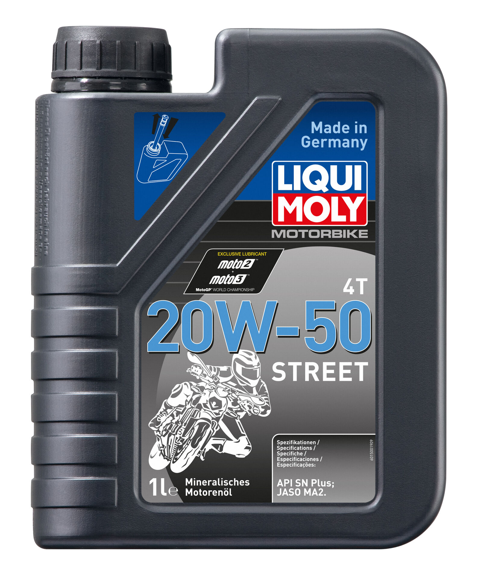 Liqui Moly Motorbike 4T 20W-50 Street Motorrad Motoröl API SG/SJ/SL 1L