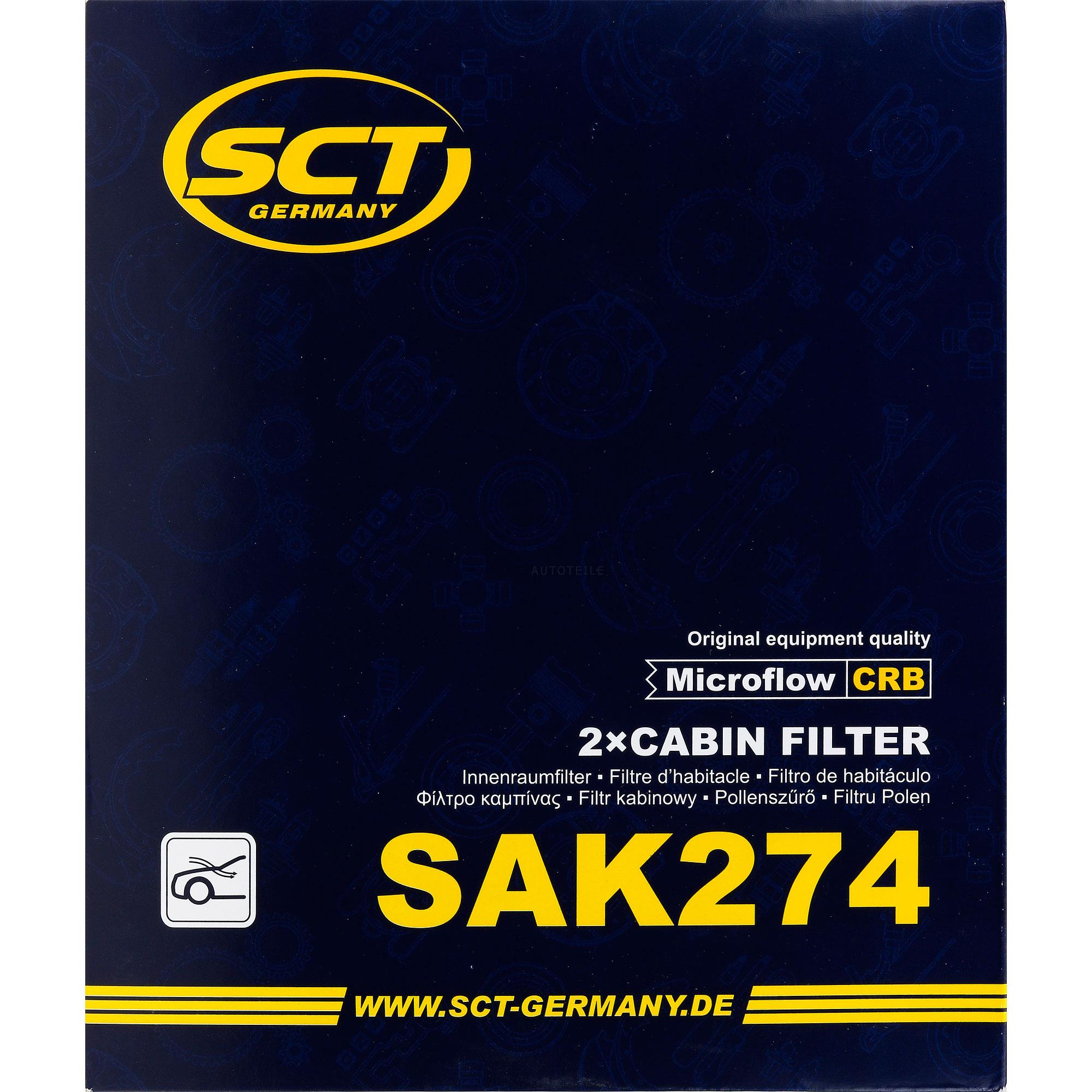 Filter Innenraumluft SAK 274 für Rolls-Royce Ghost RR4 Dawn RR6 RR5 Alpina D5 Touring F11 B5 Kombi F13