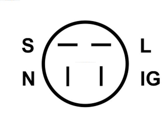 AS-PL Lichtmaschine Generator 70A 12V für Opel Astra F Caravan 1.7 TDS 1.5 TD