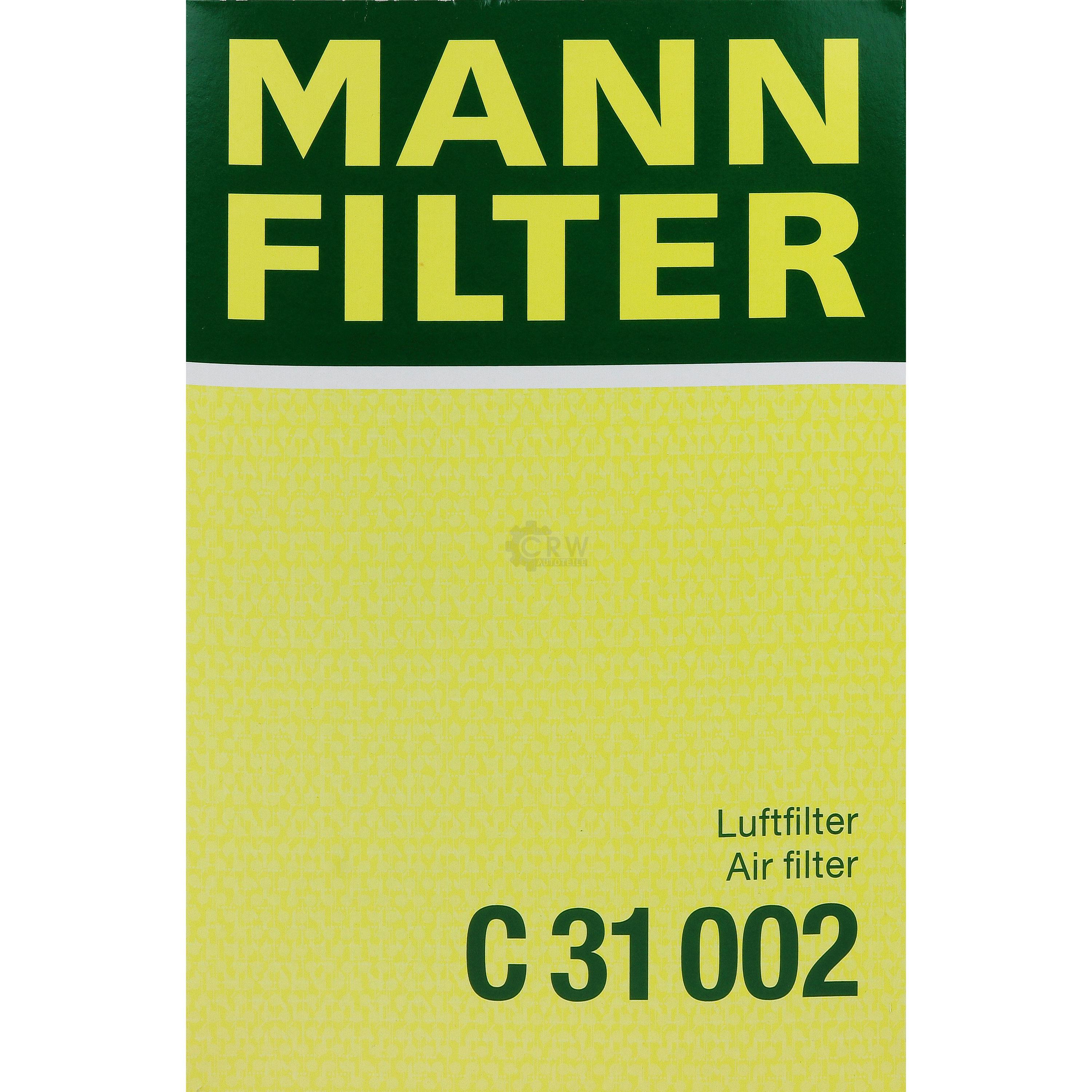 MANN-FILTER Luftfilter für Porsche Boxster 987 2.7 S 3.2 Cayman 3.4