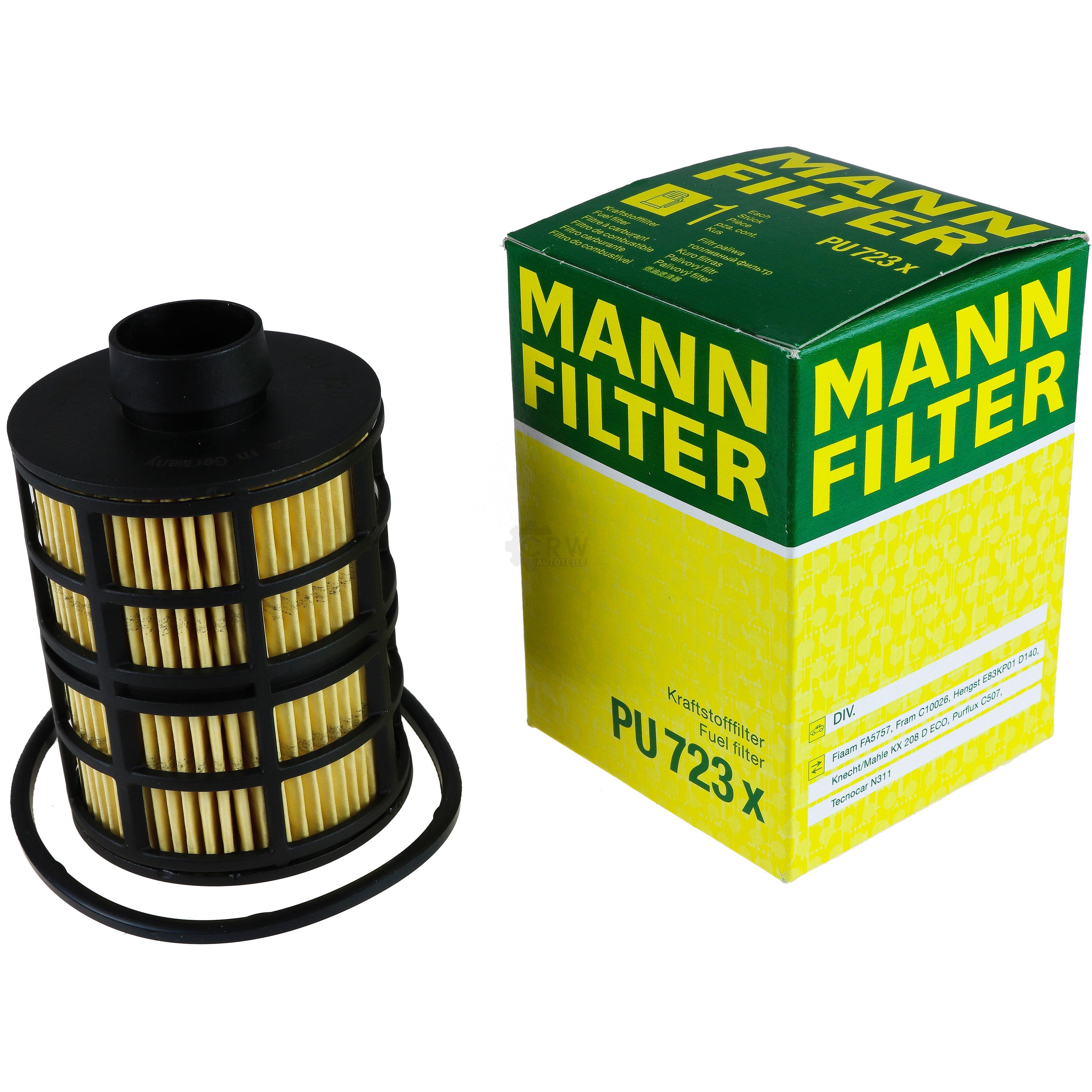 MANN-FILTER Kraftstofffilter PU 723 x Fuel Filter