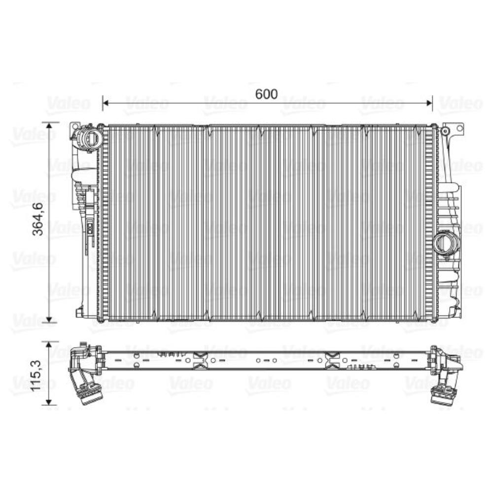 VALEO Kühler Wasserkühler Motorkühler für BMW 3er Touring F31 320d