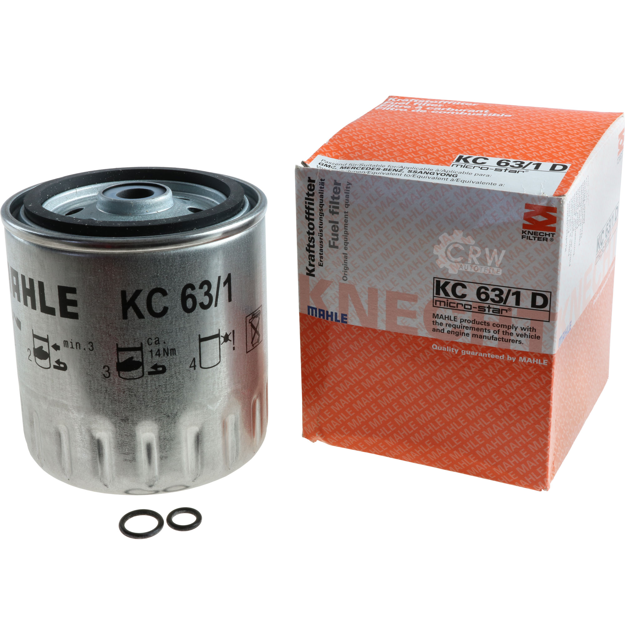MAHLE / KNECHT Kraftstofffilter KC 63/1D Fuel Filter