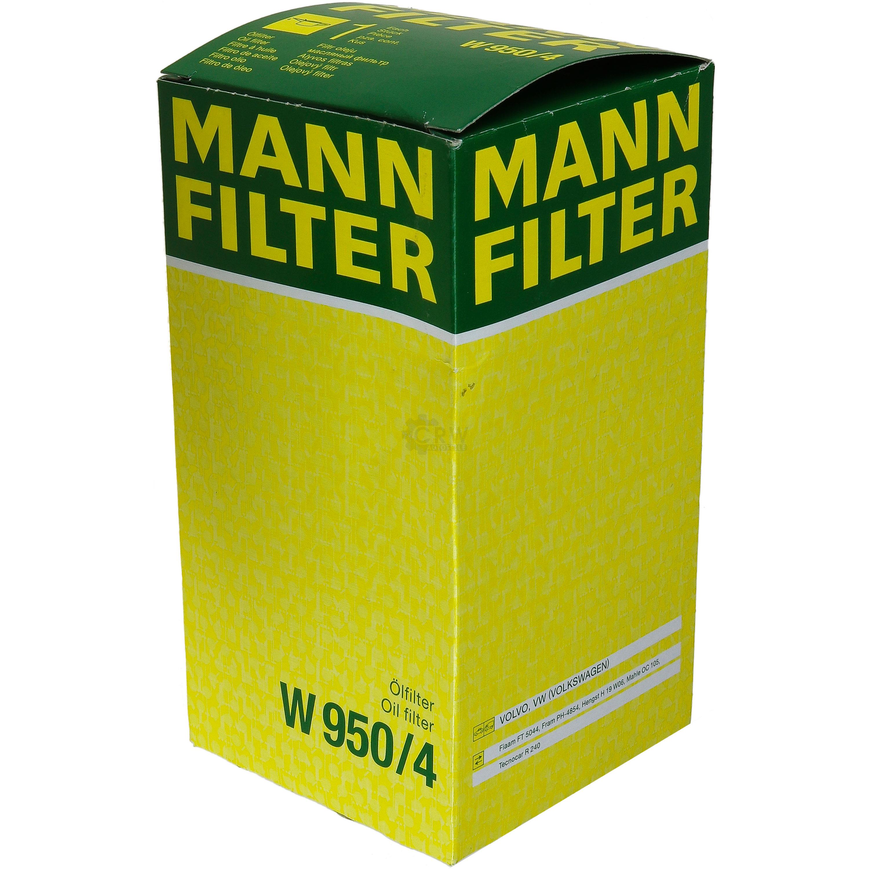 MANN-FILTER Ölfilter W 950/4 Oil Filter