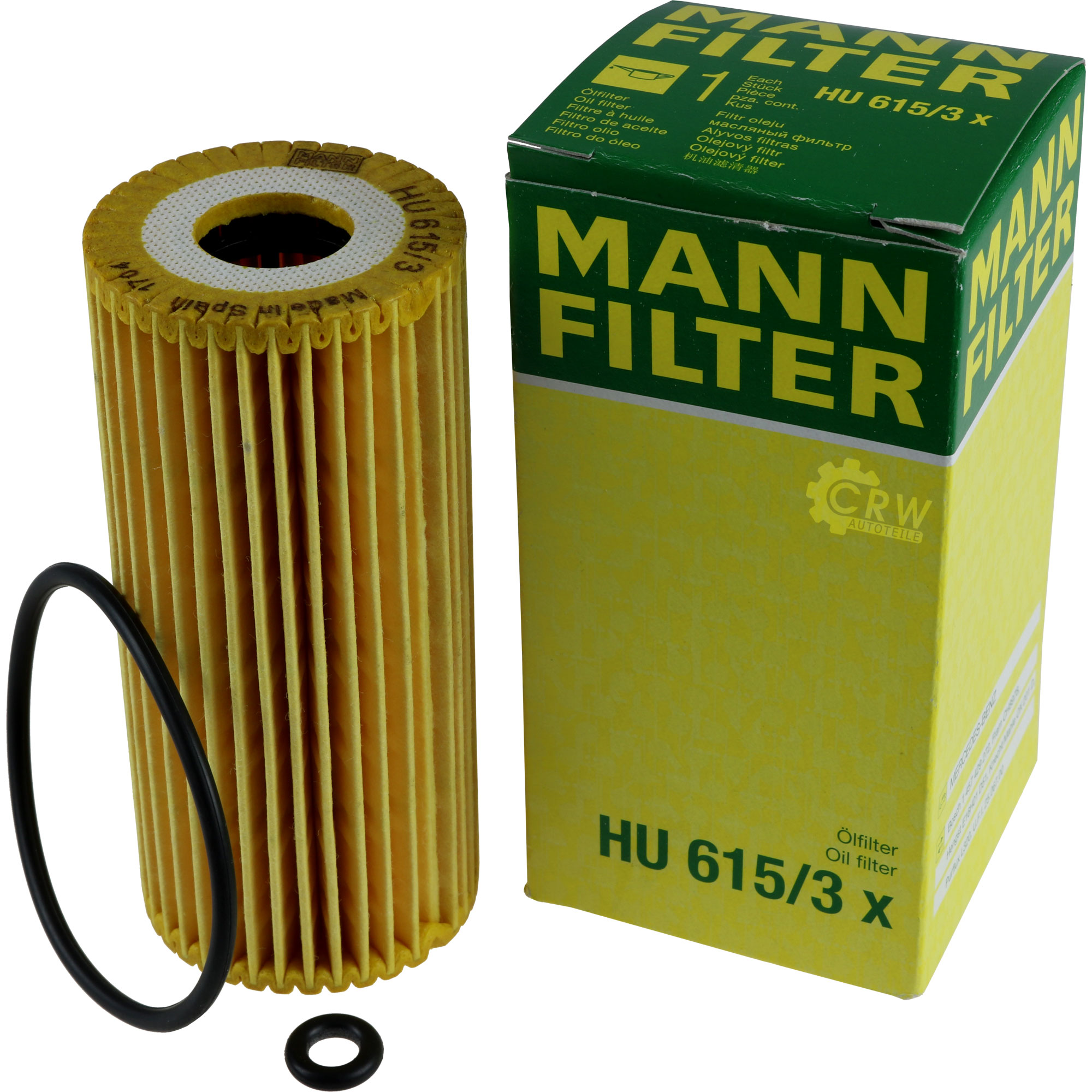 MANN-FILTER Ölfilter HU 615/3 x Oil Filter