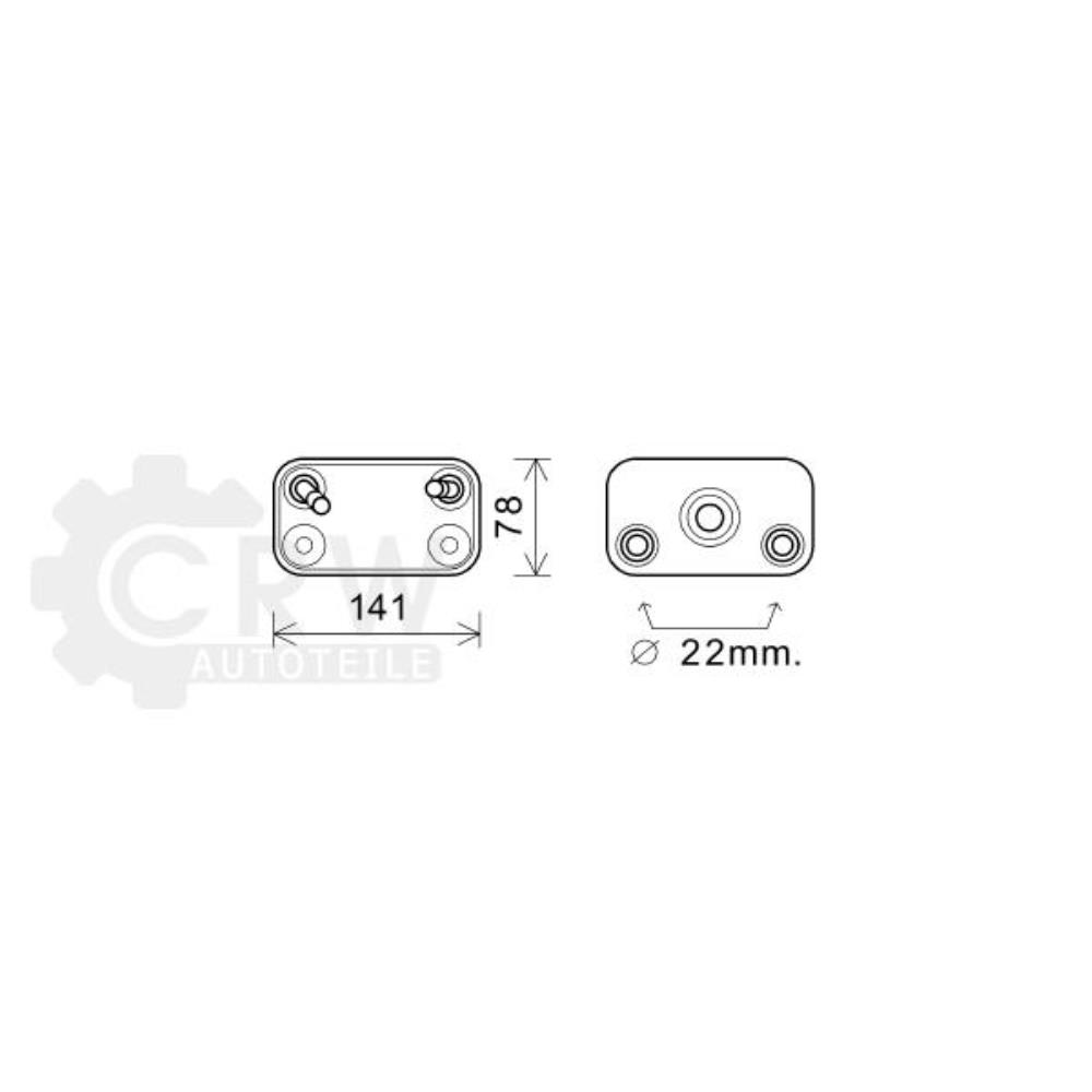 Ölkühler Automatikgetriebe für BMW X5 E53