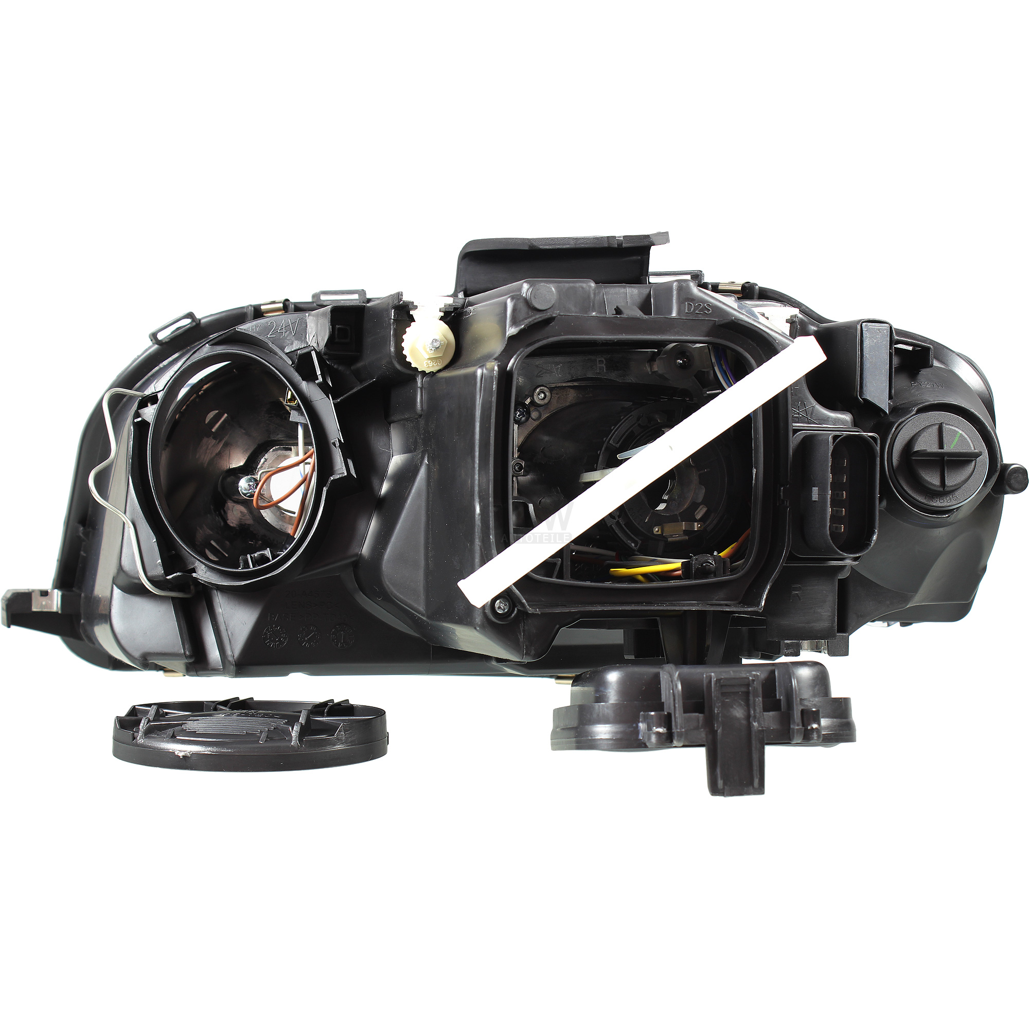 Xenon Scheinwerfer rechts für Audi A3 8P Bj. 03-08 H7+D2S inkl. OSRAM Lampen