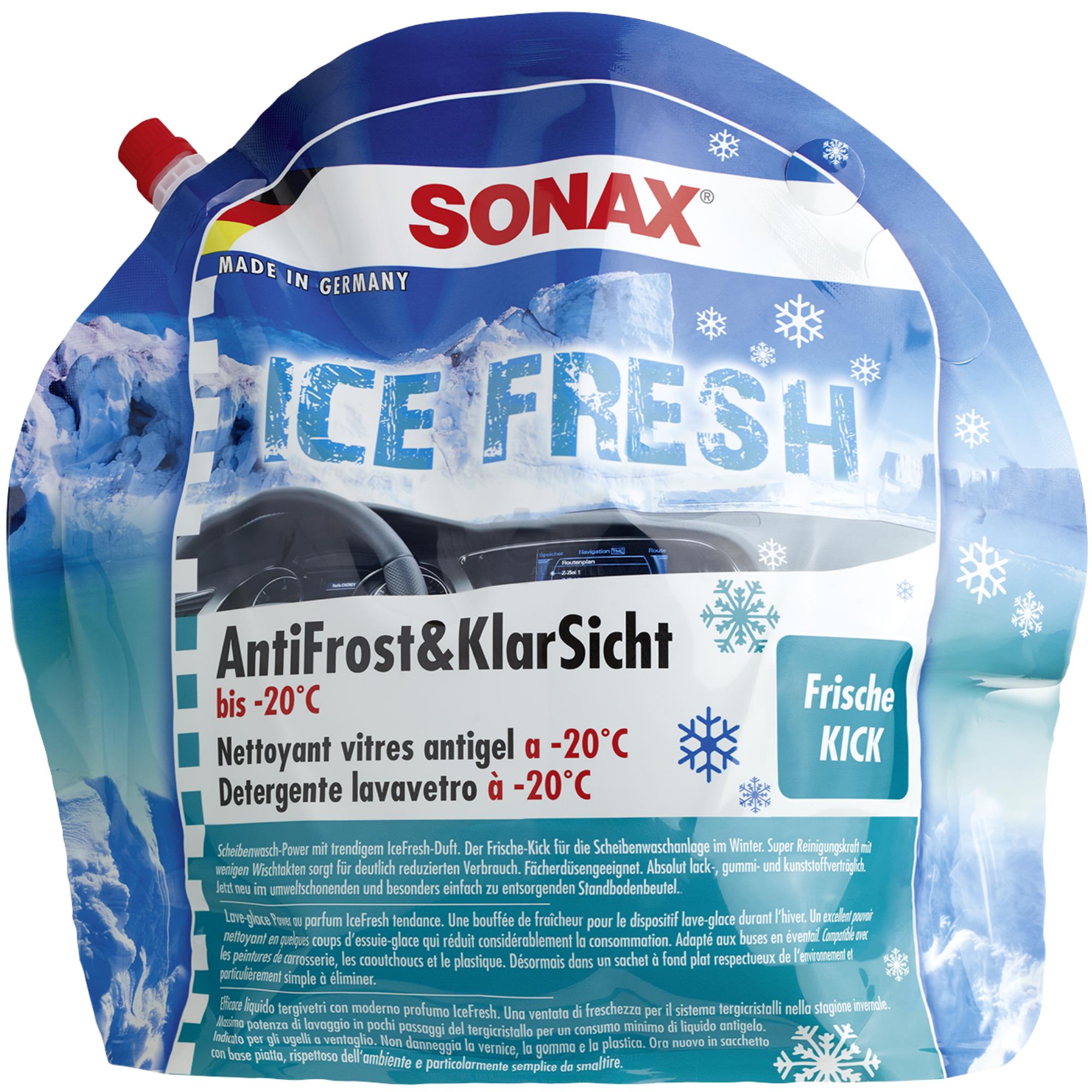 SONAX 01334410  AntiFrost&KlarSicht bis -20°C IceFresh 3 l