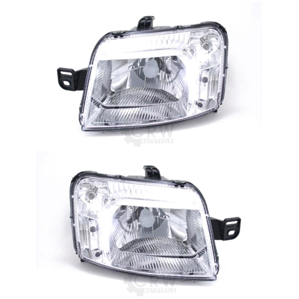Scheinwerfer Set für FIAT PANDA (169) Bj. 09/03-07/09 H4 mit Motor 1327502