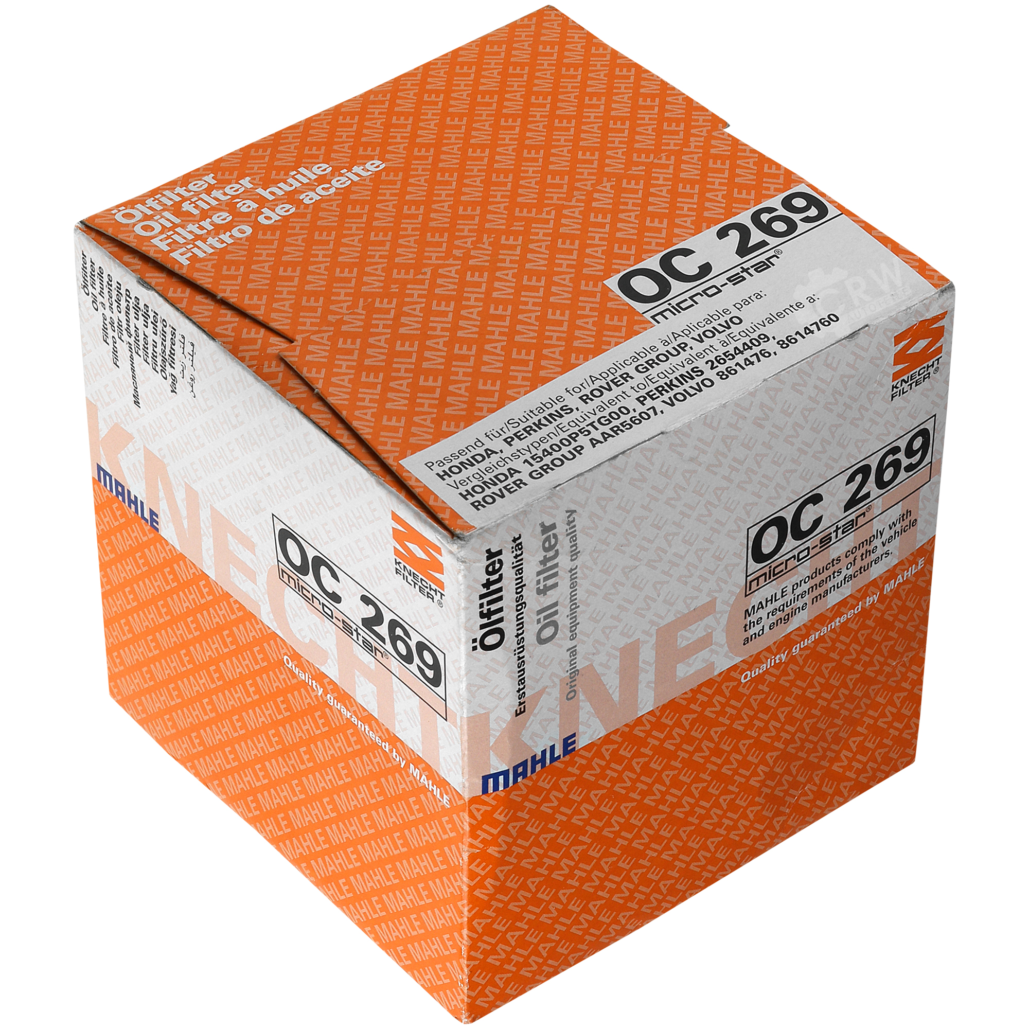 MAHLE Ölfilter für Rover 600 RH 620 Sdi 400 RT 420 Di 420d Honda Accord V CE