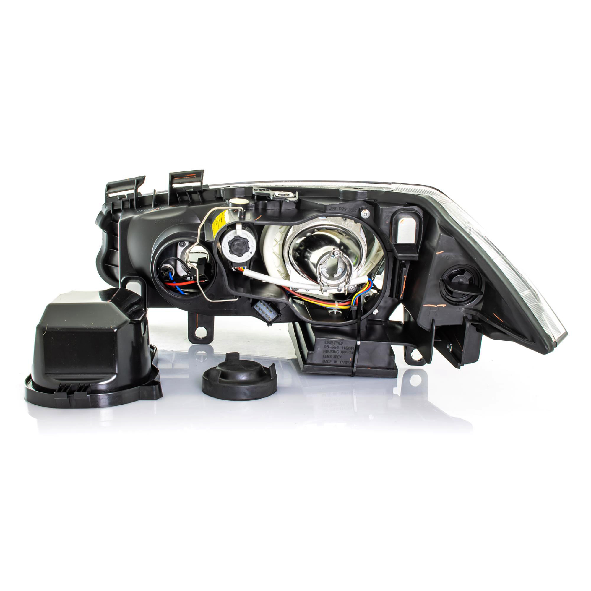 Xenon Scheinwerfer rechts für Renault Megane II 2 Typ M Bj. 02-05 D2S+H7 O6V