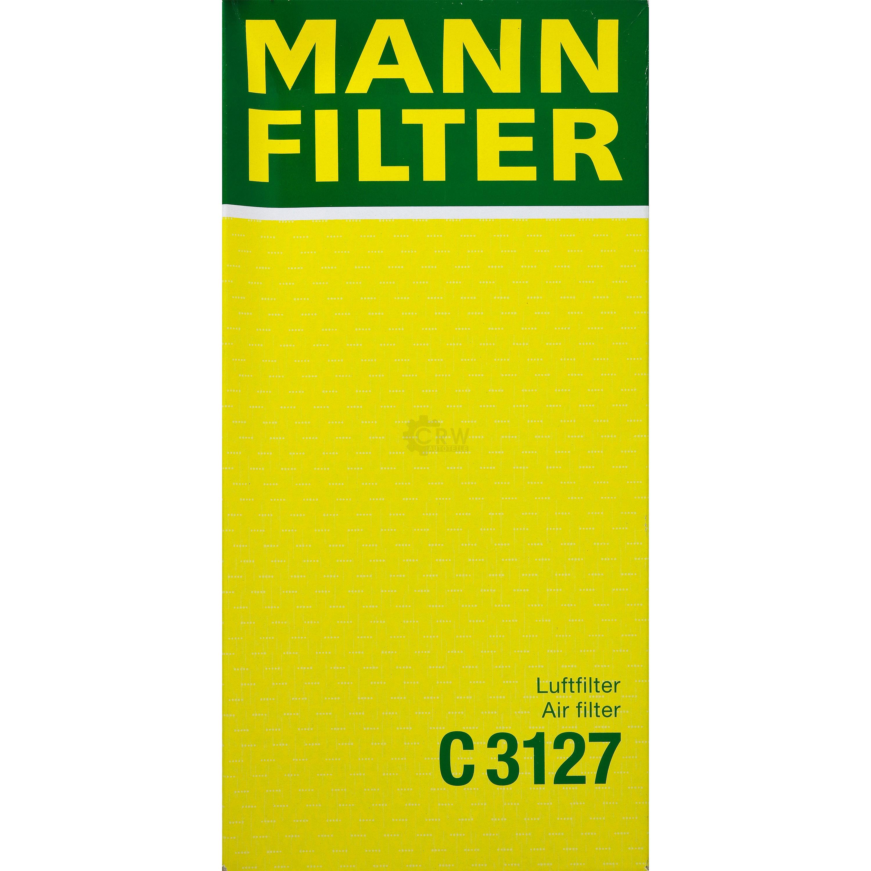 MANN-FILTER Luftfilter für Toyota Yaris SCP9_ NSP9_ KSP9_ NCP9_ ZSP9_ 1.4
