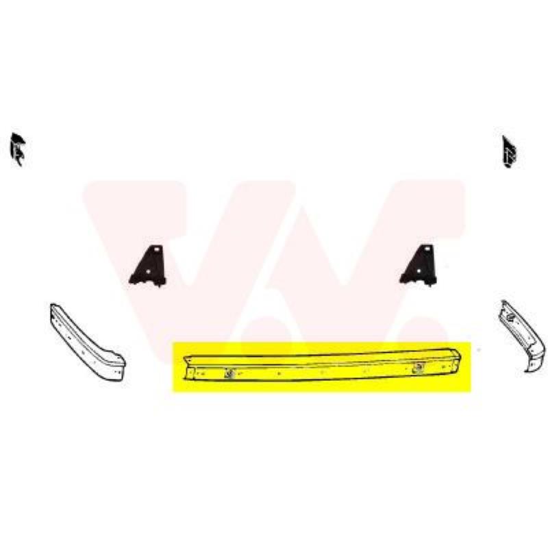 Stoßfänger Stoßstange hinten für BMW E30 Bj. 11/82-09/87(90) verchromt EJS
