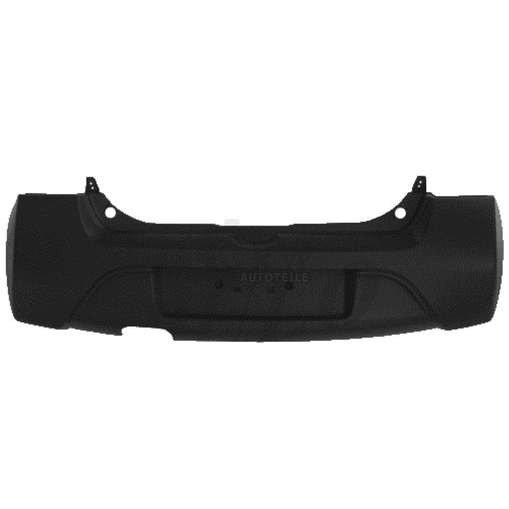 Stoßstange hinten für Renault Twingo Bj. 07->> Dynamic ABS Kunststoff glatt WA1