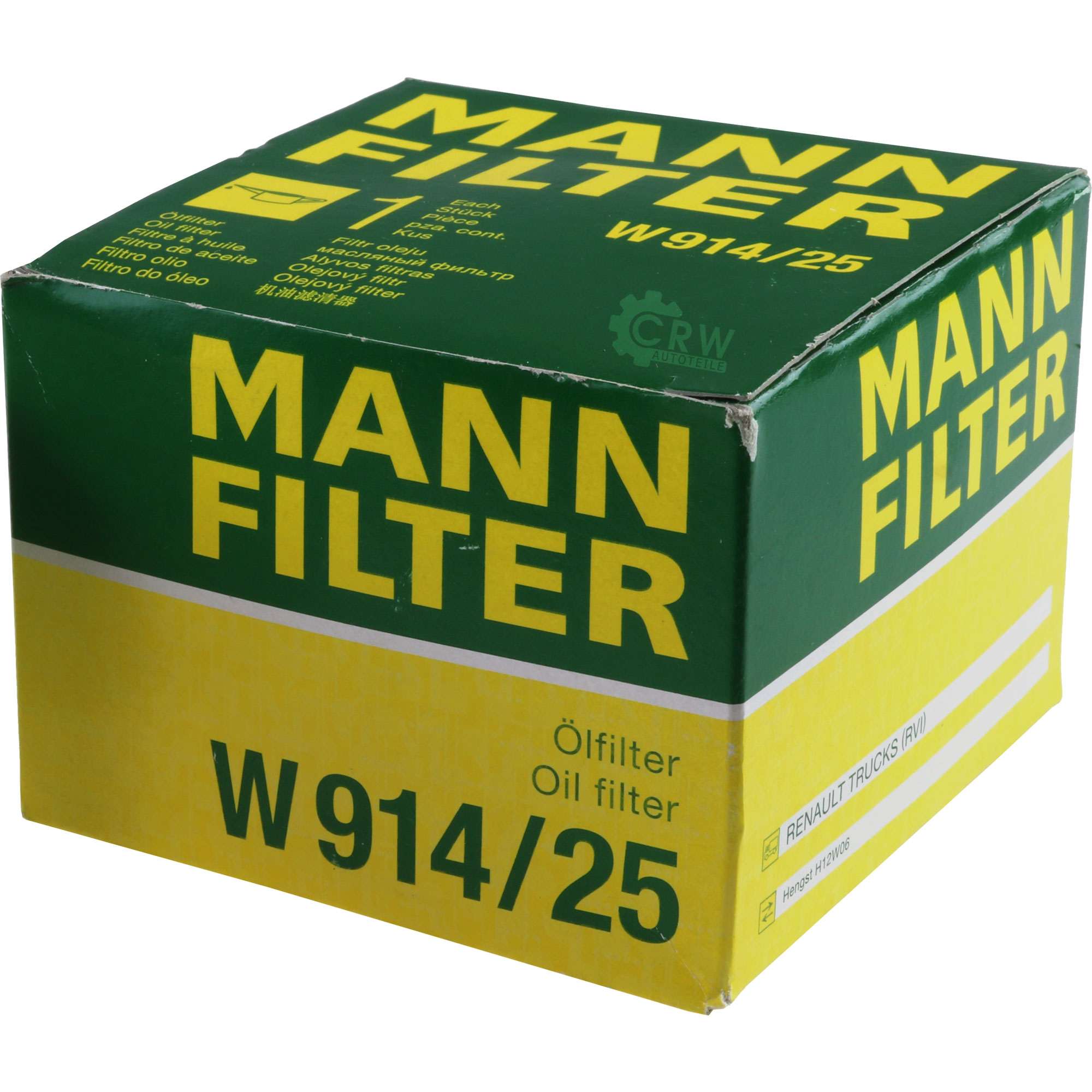 MANN-FILTER Hydraulikfilter für Automatikgetriebe W 914/25