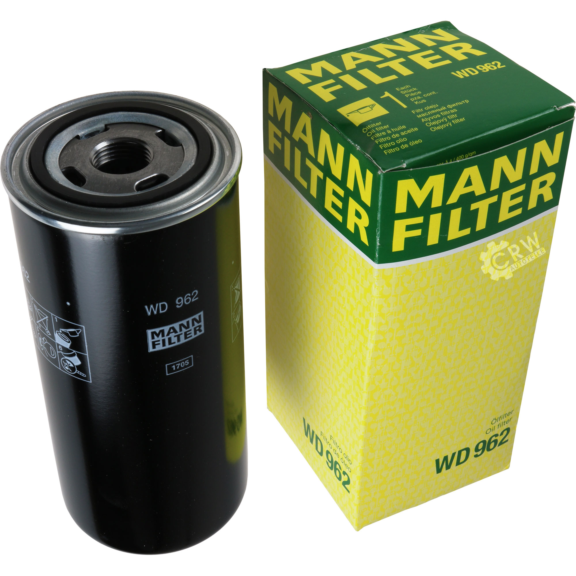 MANN-FILTER Ölfilter Hydraulikfilter für Automatikgetriebe WD 962