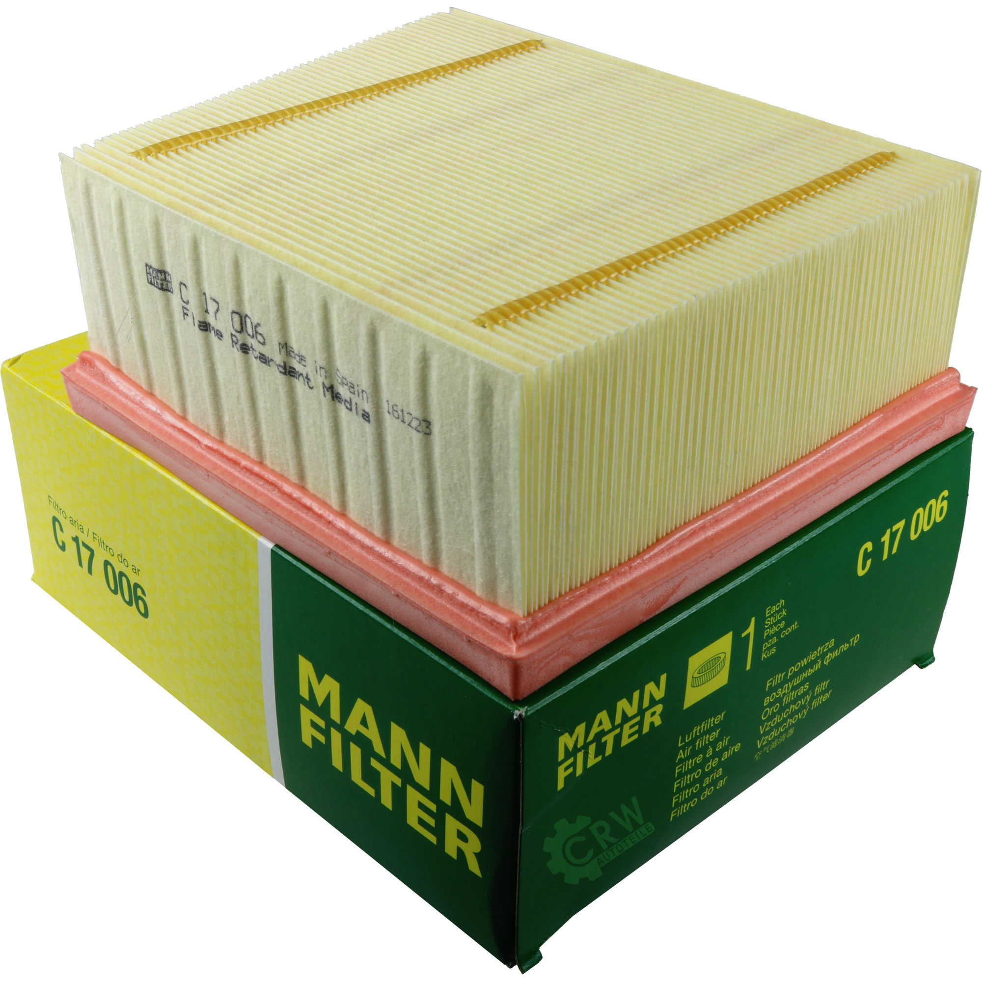 MANN-FILTER Luftfilter für Ford Fiesta VI Ecosport JK 1.0 EcoBoost 1.6 Ti UK