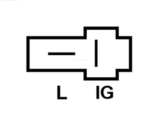 AS-PL Lichtmaschine Generator 40A 12V für Daihatsu Cuore IV 0.8 1.0