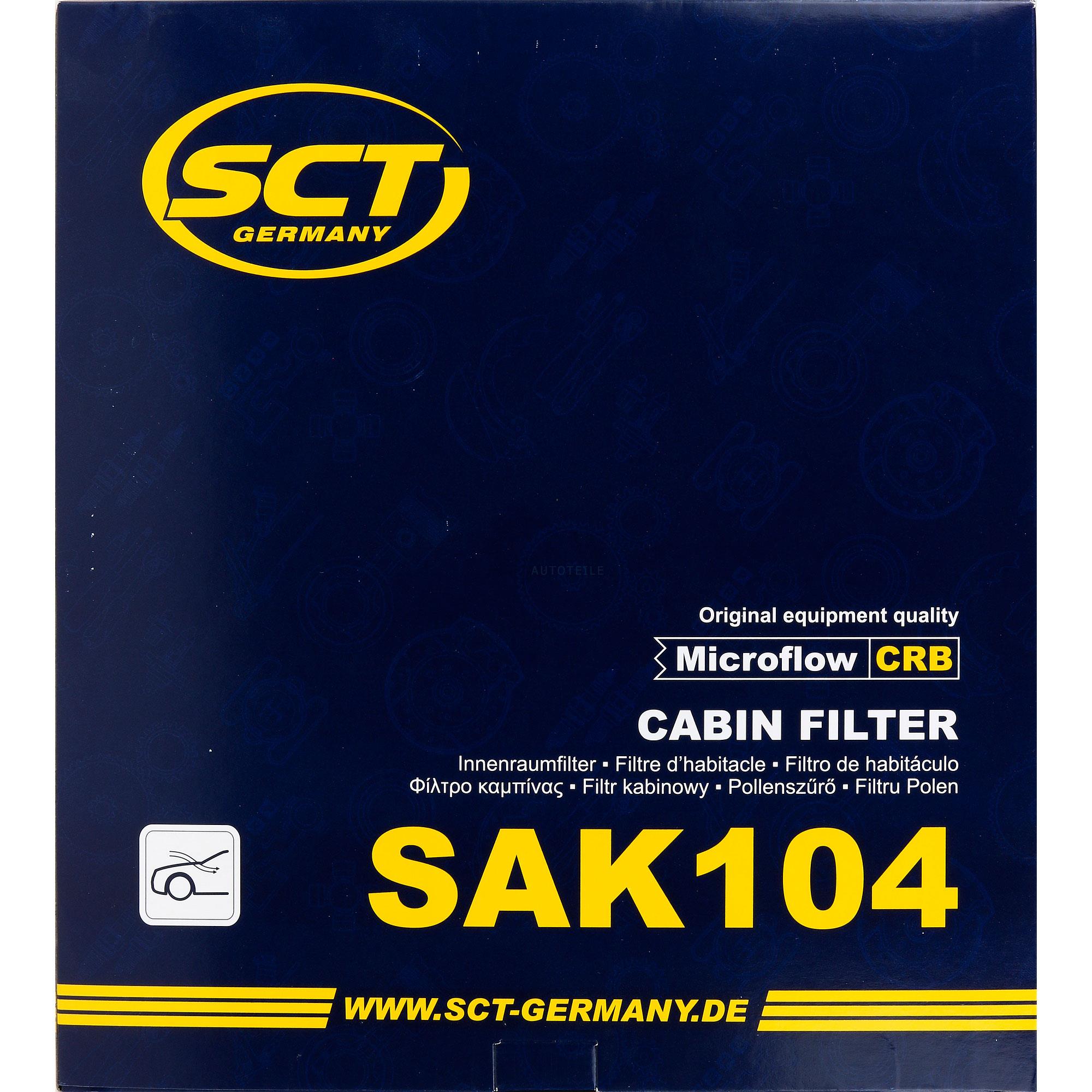 Filter Innenraumluft SAK 104 für Alpina D5 F10 Chevrolet Zafira F75 Astra G Coupe F07_ F67