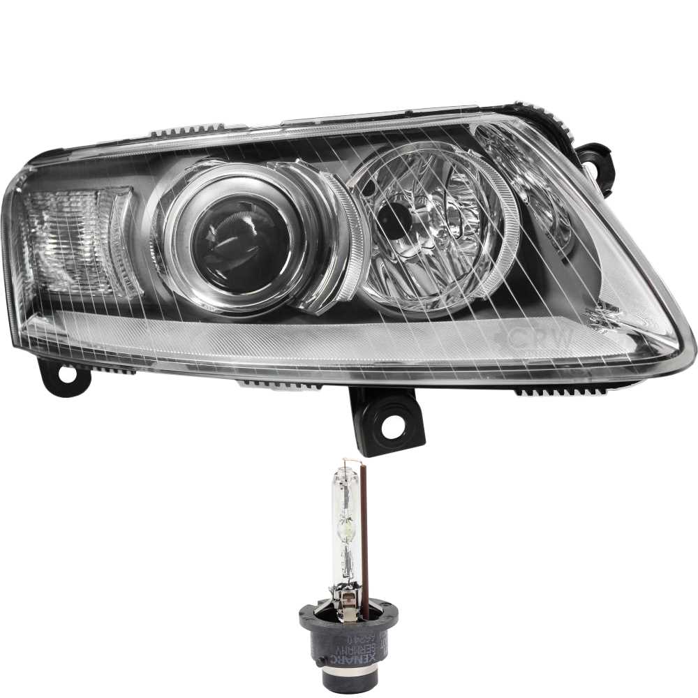 Bi-Xenon Scheinwerfer rechts für Audi A6 4F Bj. 04-08 inkl. Osram D2S + TFL