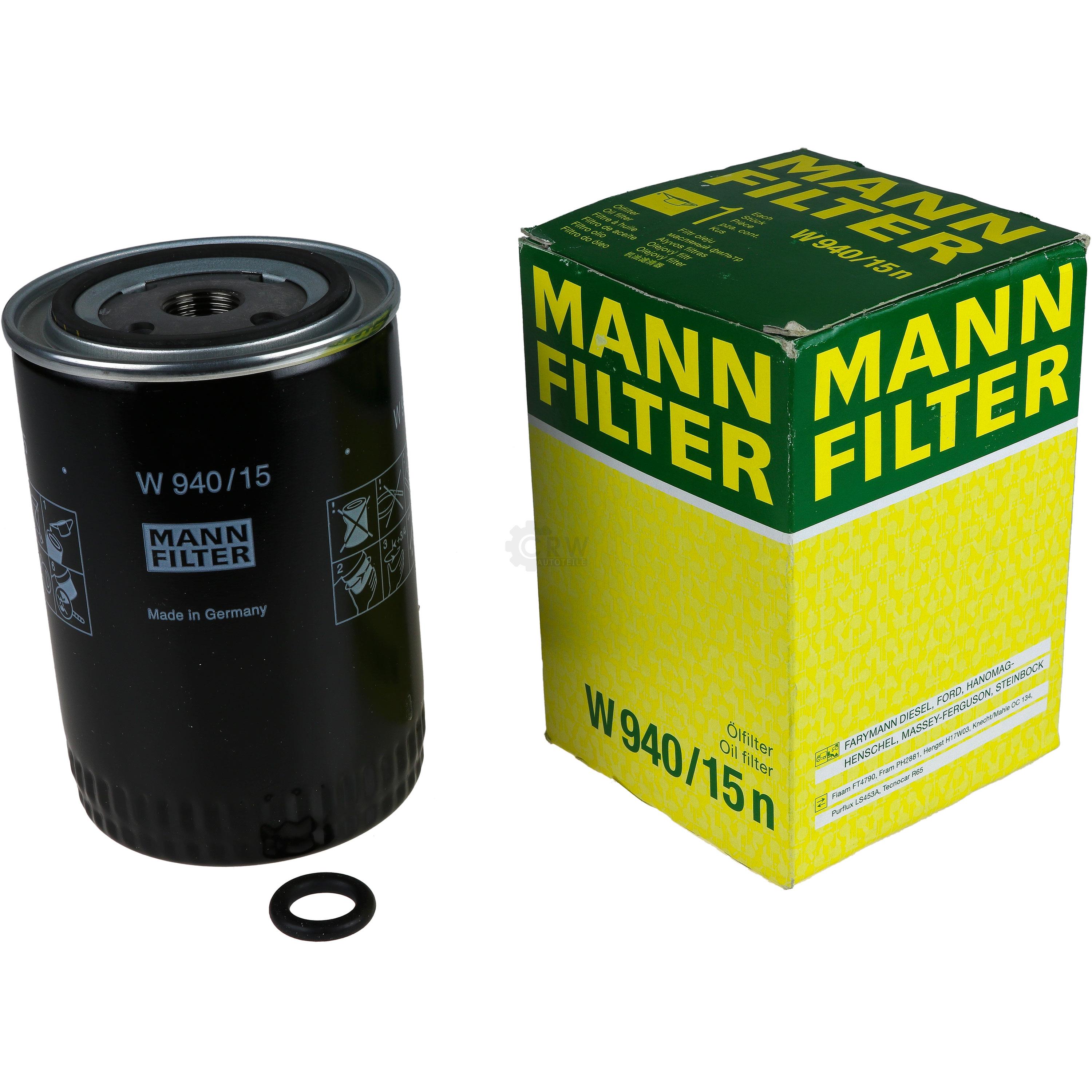 MANN Ölfilter W 940/15 n Oil Filter