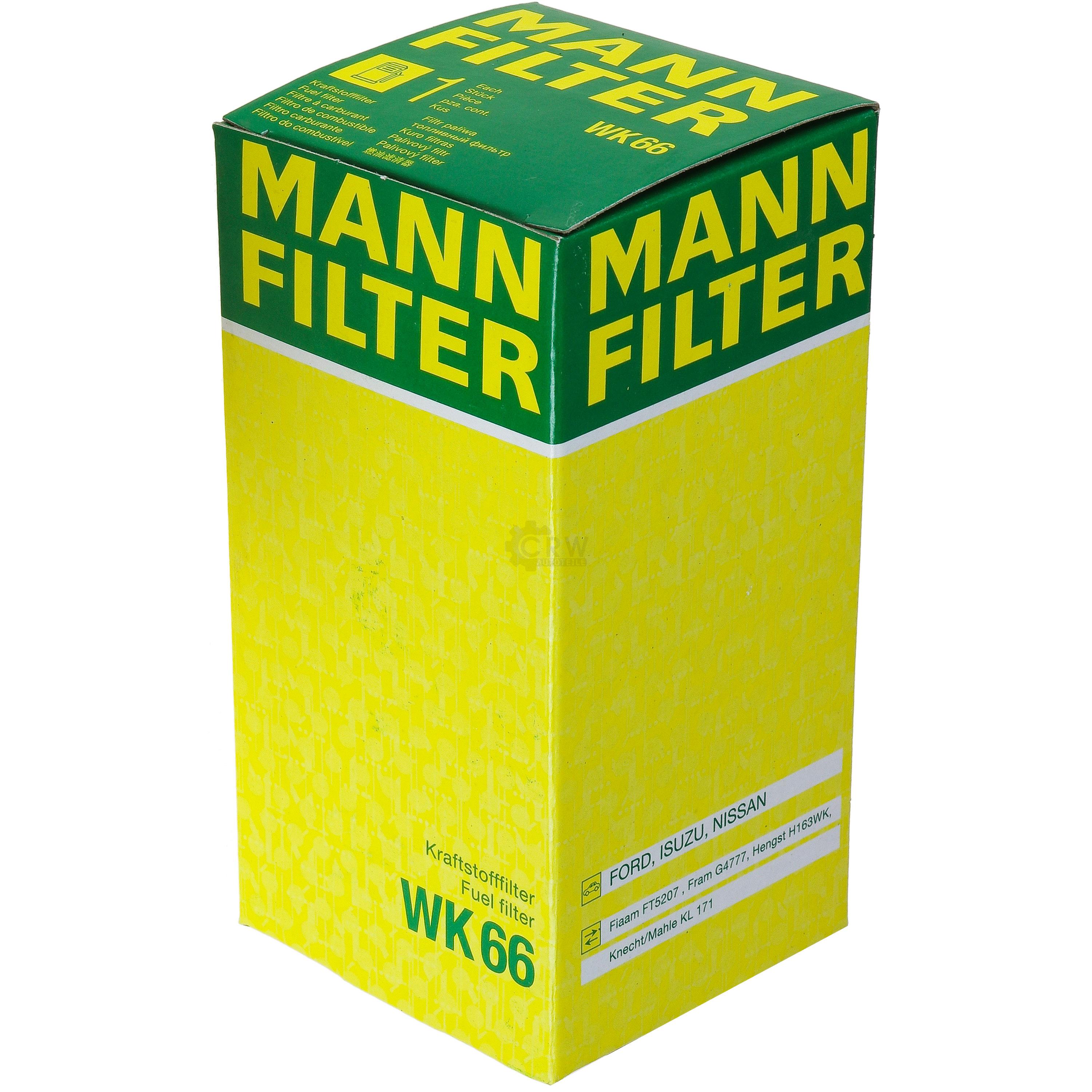 MANN-FILTER Kraftstofffilter für Nissan Micra II K11 1.0i 16V 1.4i Almera I
