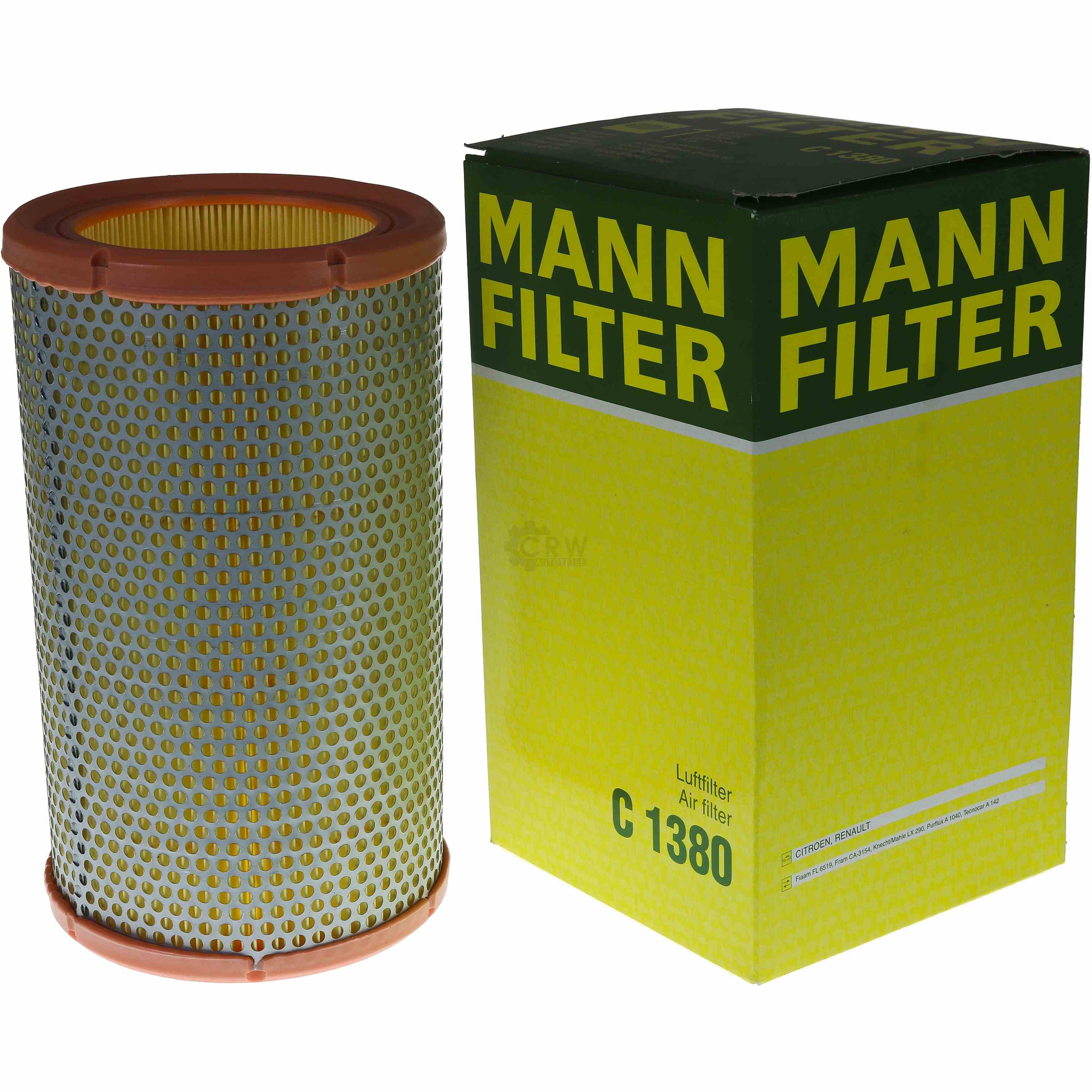 MANN-FILTER Luftfilter für Renault Megane I BA0/1_ 1.6i 1.6e JA0/1_ EA0/1_