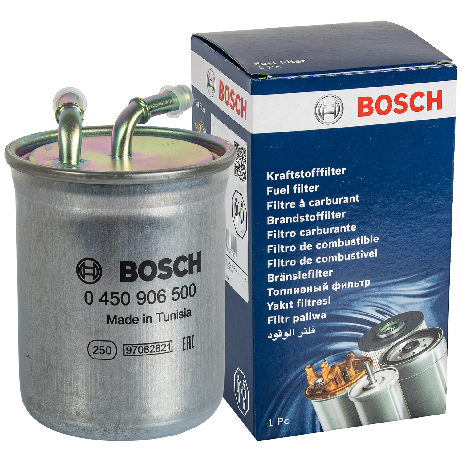 BOSCH Kraftstofffilter für VW Polo Skoda Fabia II Combi Audi A1 Seat Ibiza IV