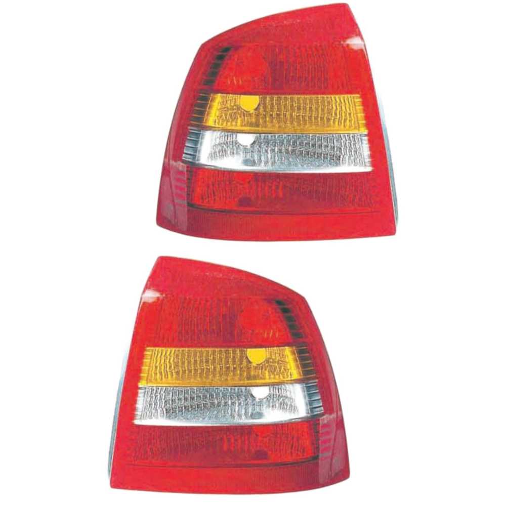 Rückleuchten Heckleuchten Set links & rechts rot für Opel Astra G CC F48_ F08_