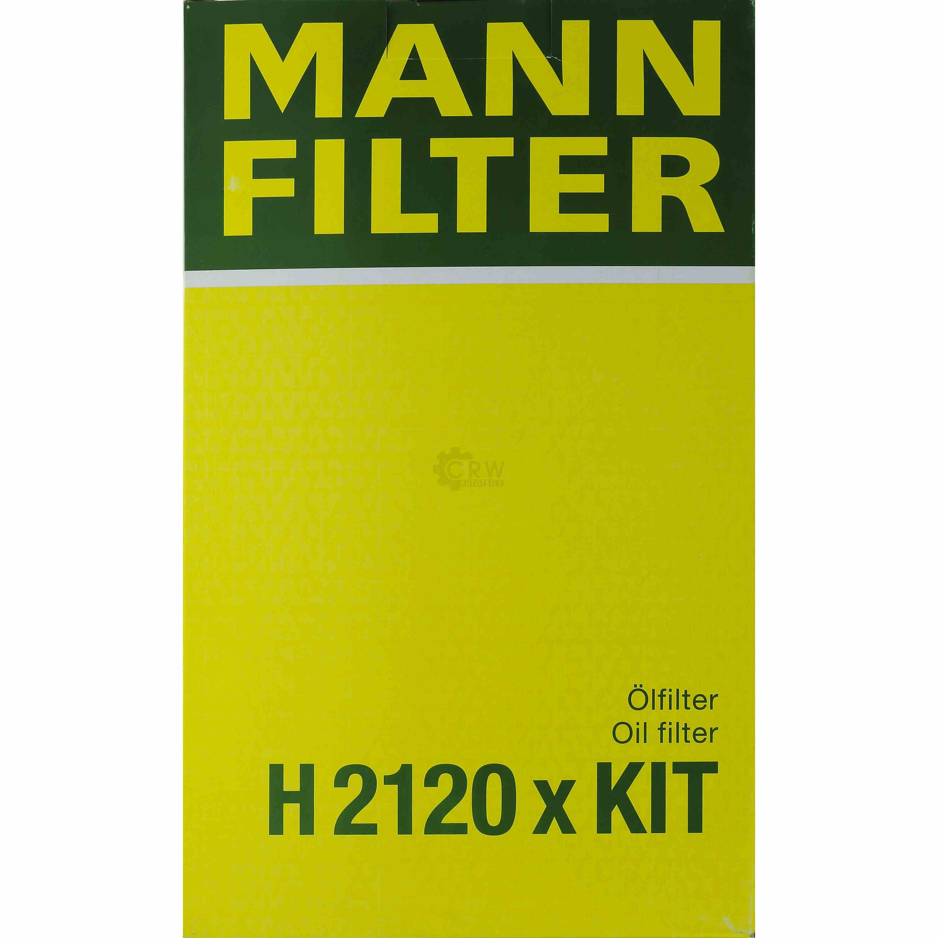 MANN-FILTER Getriebeölfilter für Automatikgetriebe H 2120 x KIT VW Gruppe