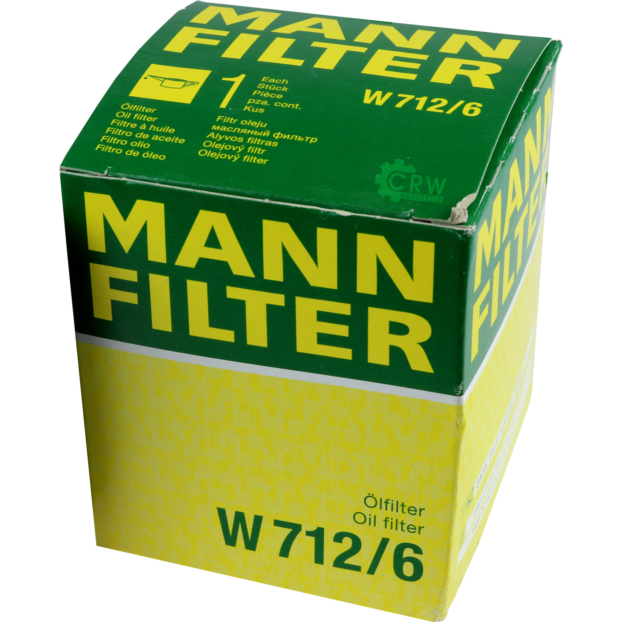 MANN-FILTER Ölfilter W 712/6 Oil Filter
