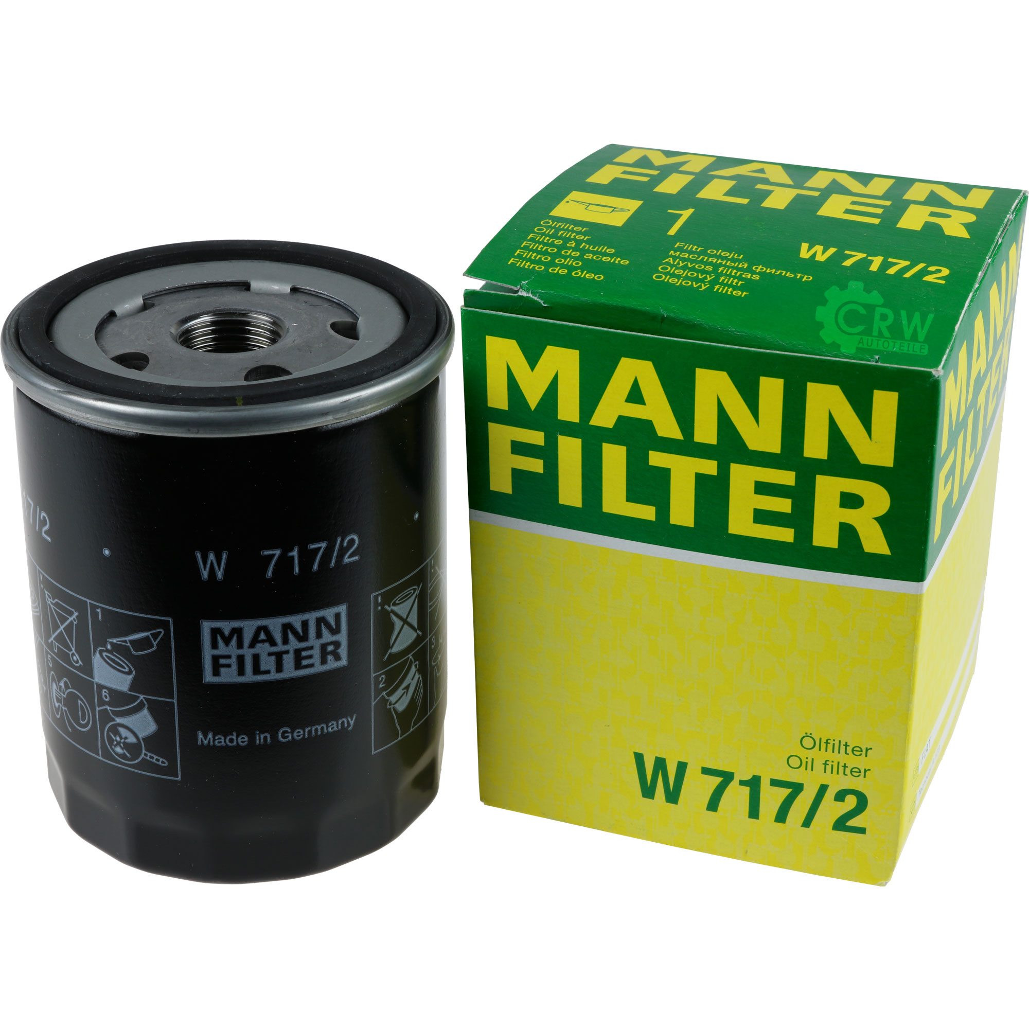MANN-FILTER Ölfilter W 717/2 Oil Filter