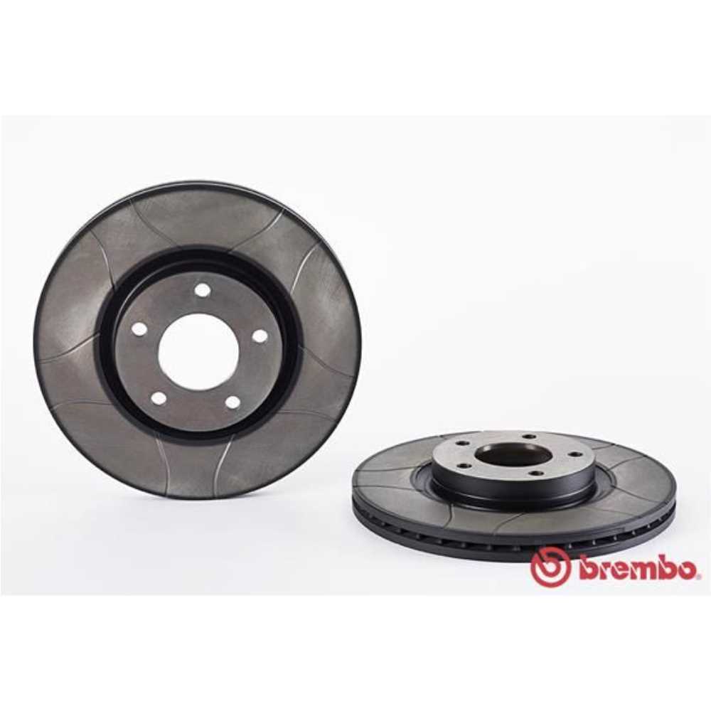 BREMBO Satz Bremsen Bremsscheiben belüftet vorne + Bremsbeläge für Mazda 5 3