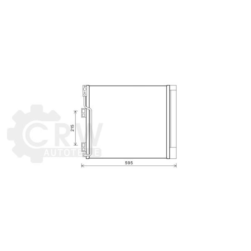 Kondensator Klimaanlage Klimakondensator für Nissan NV200 Kasten Evalia