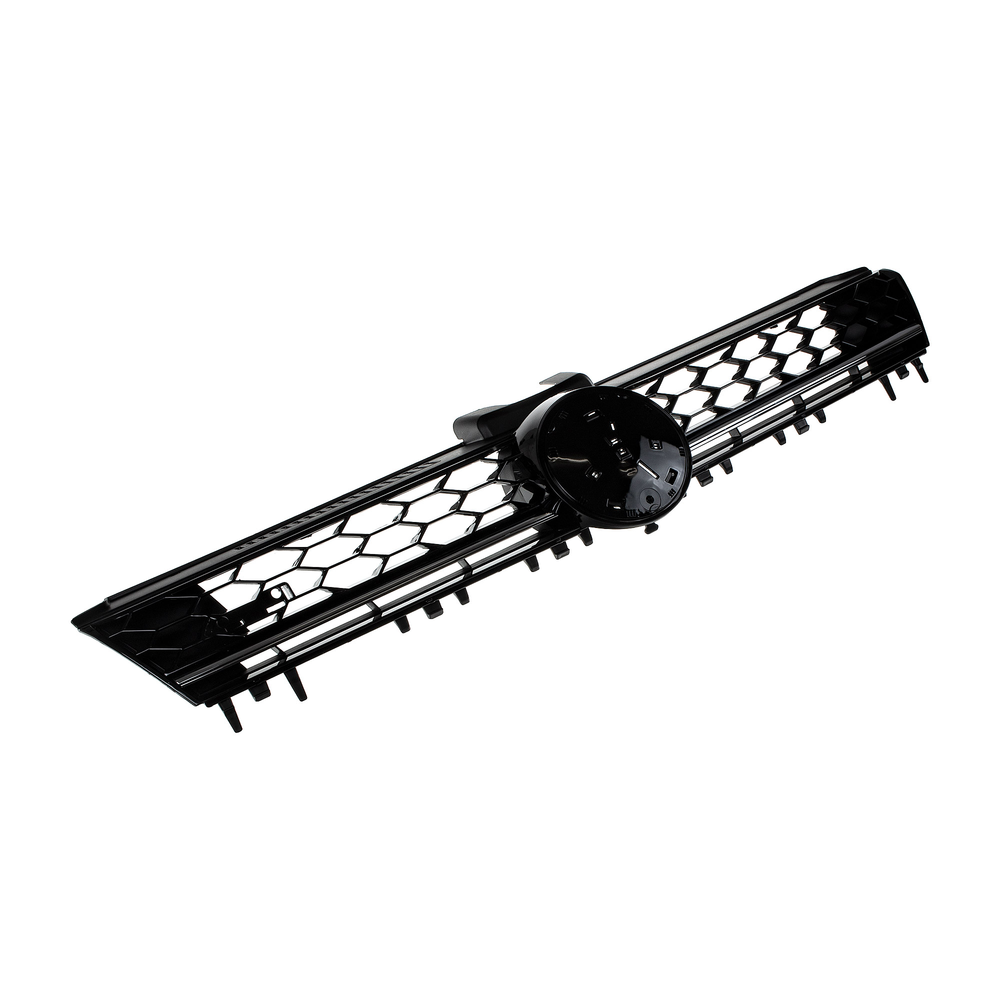 Sport Optik Kühlergrill Grill Gitter für VW Golf 7 Bj. 12->> hochglanz schwarz