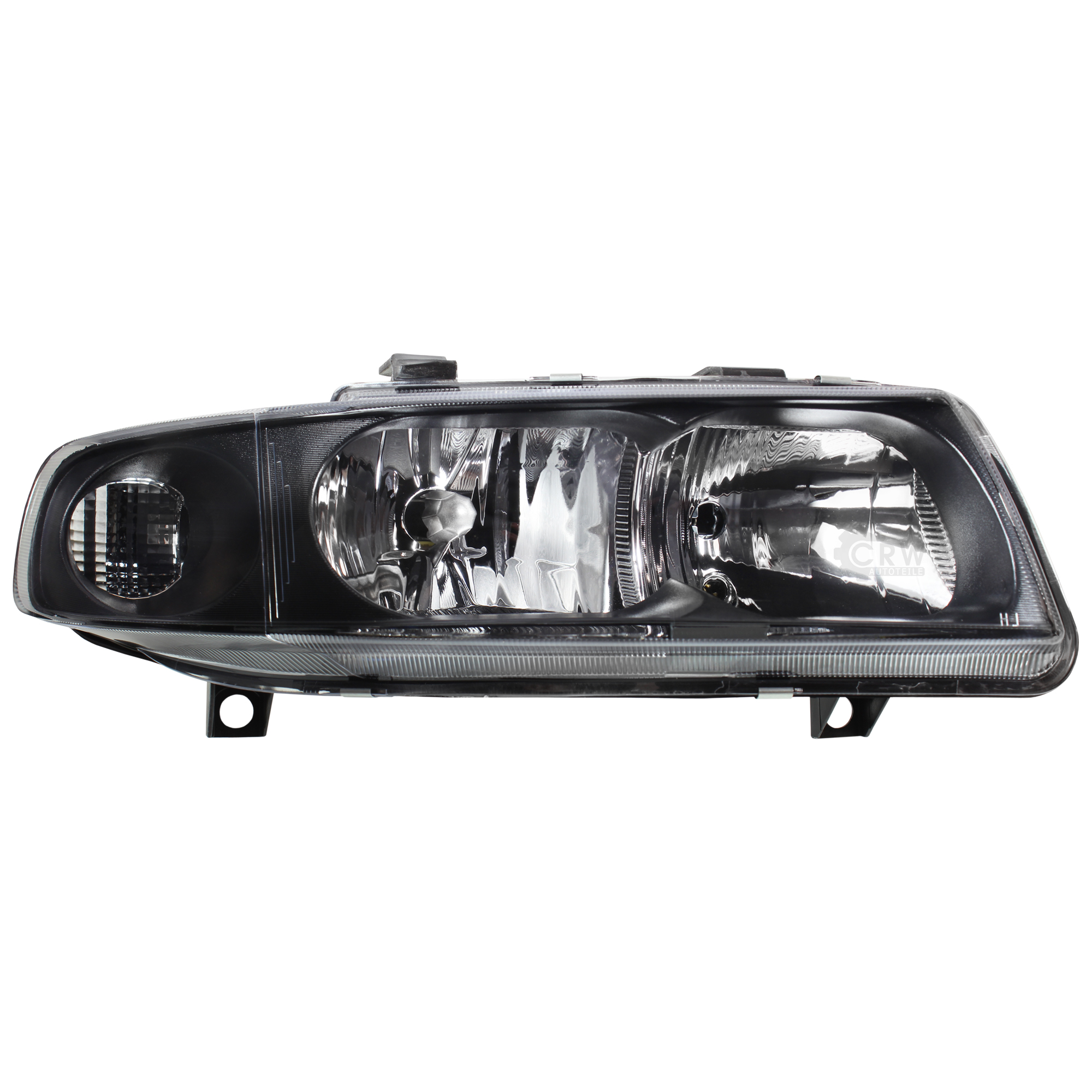 Scheinwerfer Set schwarz für Seat Toledo / Leon 1M Bj. 99-05 H7+H1 elektr. LWR