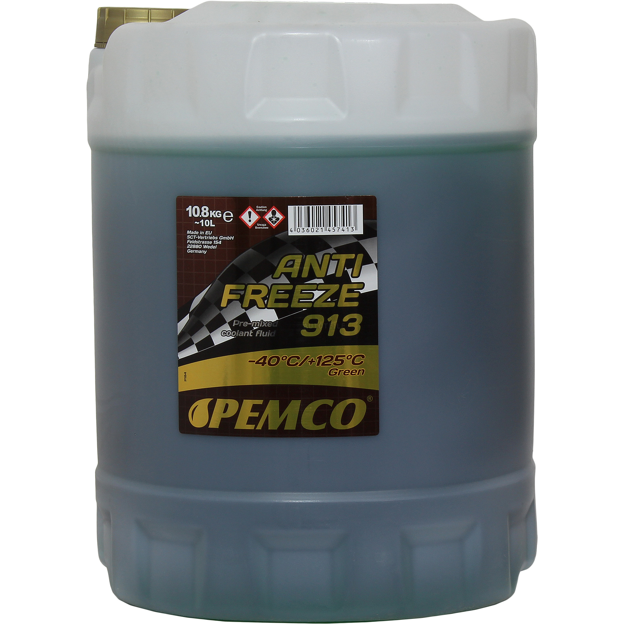 Pemco 1 x10 Liter Kühlerfrostschutz Antifreeze 913 grün green PM0913-10