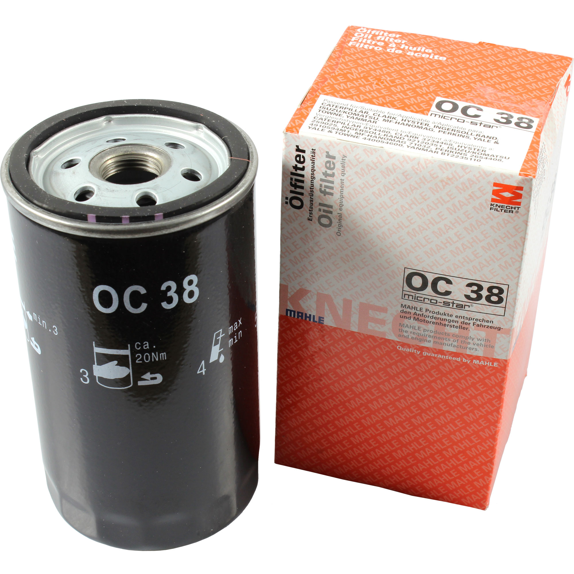 MAHLE / KNECHT Ölfilter OC 38 Oil Filter