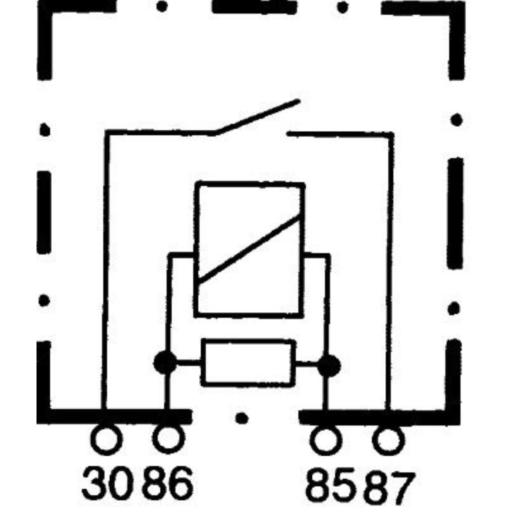 HELLA 4RA 007 957-011 Relais, Arbeitsstrom