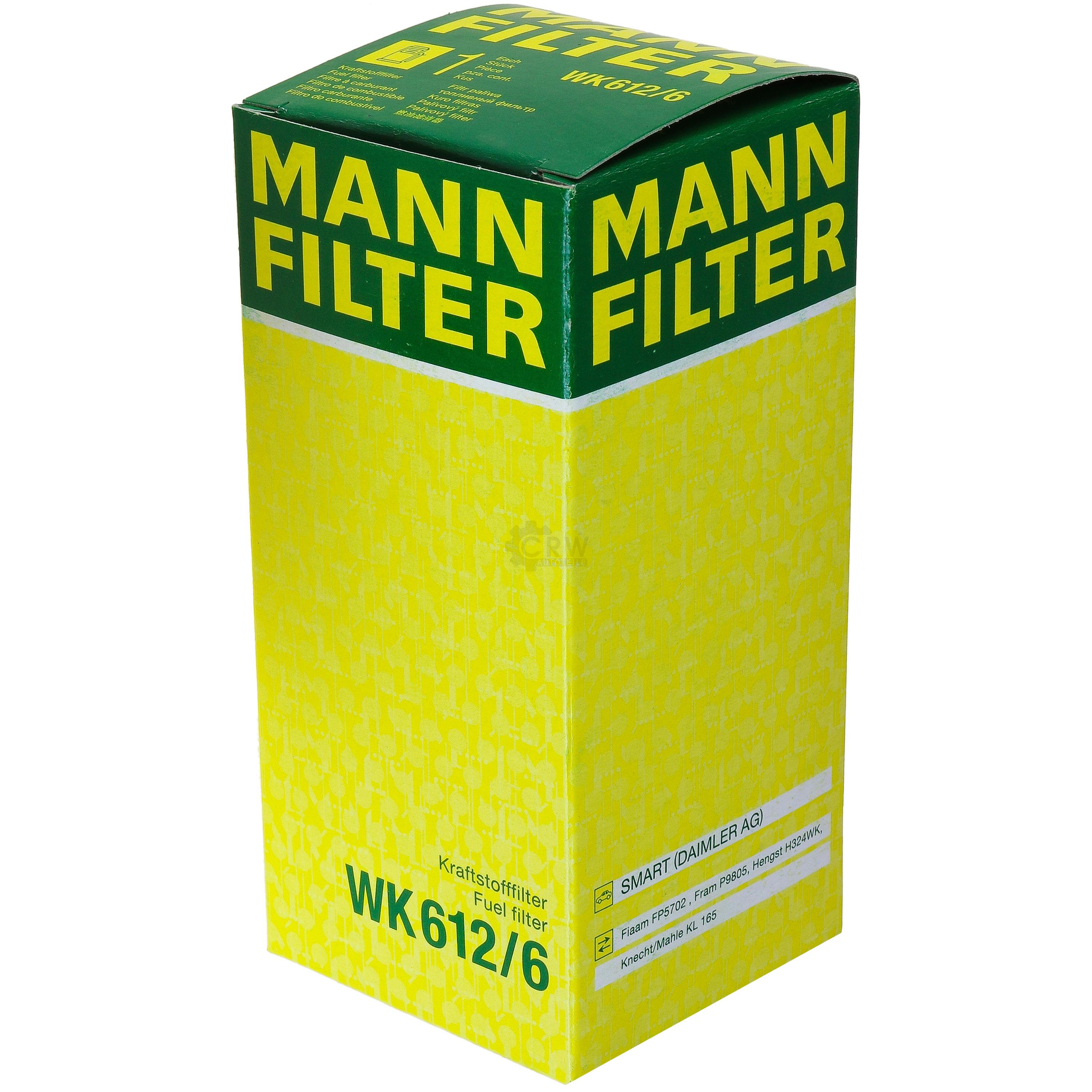 Kraftstofffilter WK 612/6 für Smart Fortwo Cabrio 450 Coupe