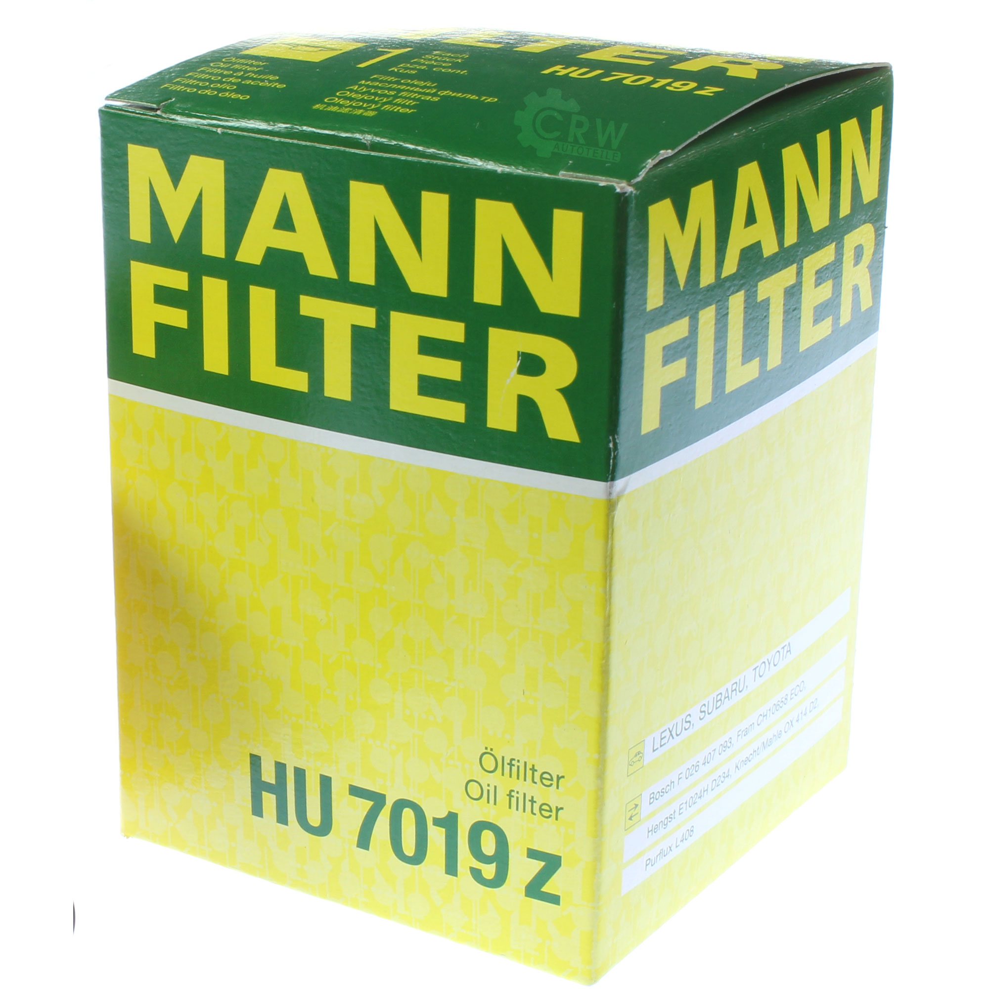 MANN-FILTER Ölfilter HU 7019 z Oil Filter