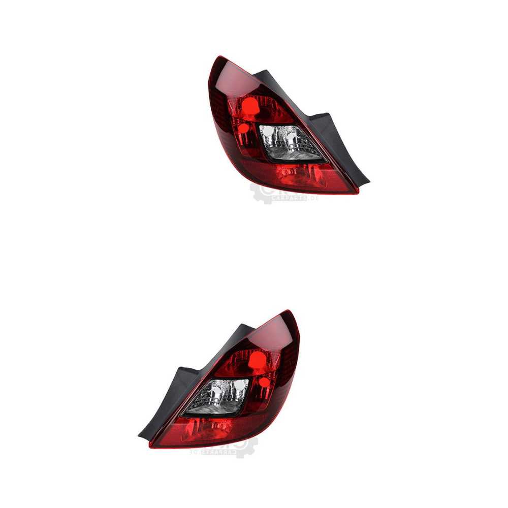 Rückleuchten Heckleuchten Set links & rechts für Opel Corsa D S07