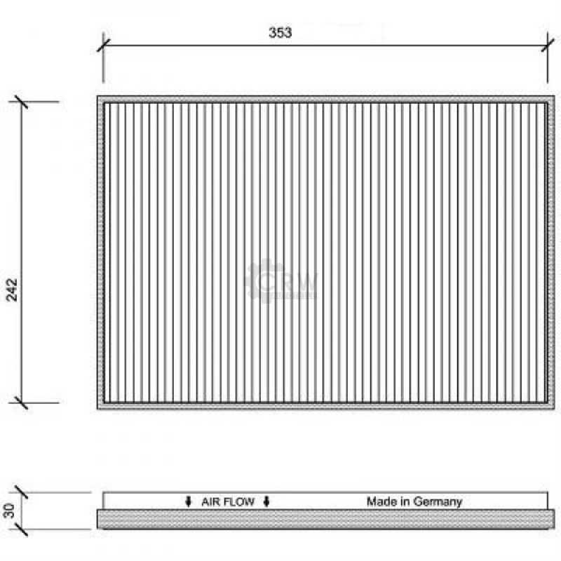 Filter Innenraumfilter Aktivkohlefilter für Mercedes-Benz A-Klasse W168