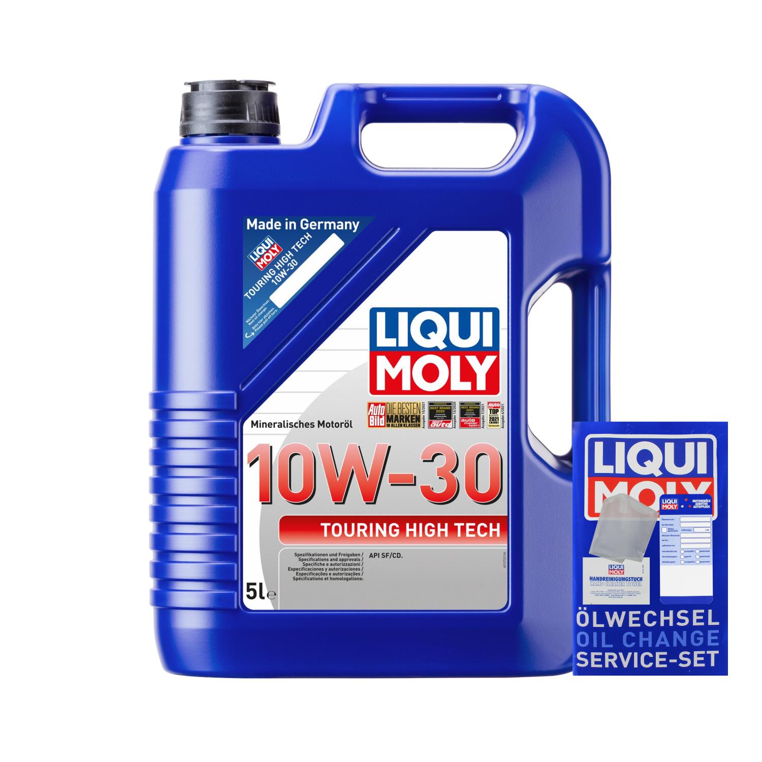 Liqui Moly Touring High Tech 10W-30 Mineralisches Motoröl API SF/CD 5L